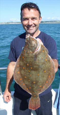 4 lb 10 oz Plaice by Rob Morgan