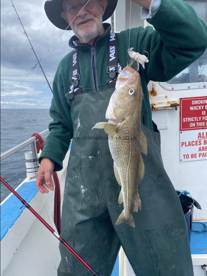 4 lb Cod by James Webster.,