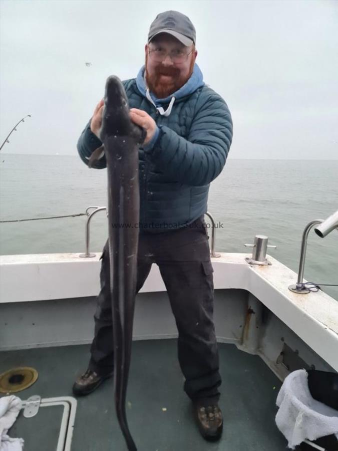 17 lb Conger Eel by Wayne