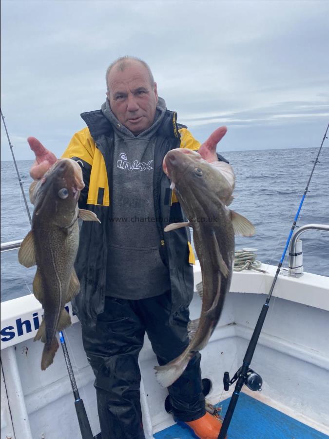 6 lb 5 oz Cod by Alan.