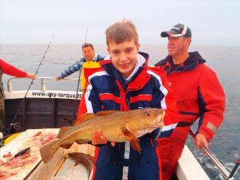 3 lb 9 oz Cod by Tom from Liverpool.