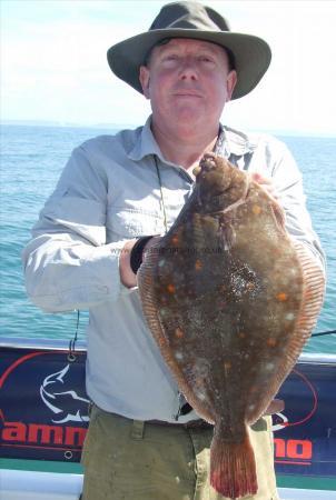 4 lb 4 oz Plaice by Steve Read