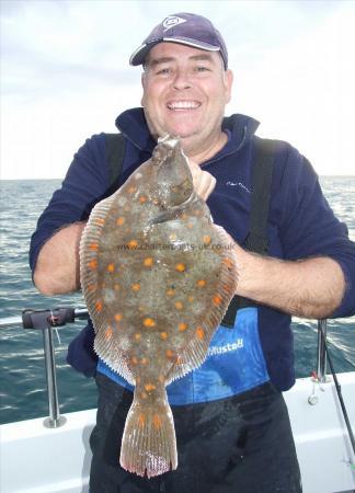 3 lb 4 oz Plaice by Mark Hillier