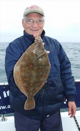 3 lb 8 oz Plaice by Alf Honour