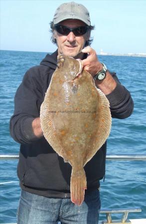 4 lb 2 oz Plaice by Ian Laird