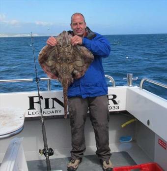 17 lb 3 oz Undulate Ray by Simon Hollinshead