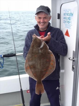 5 lb 8 oz Plaice by Gwynn