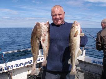 5 lb 8 oz Cod by Chris Dalby from Chesterfield.