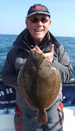 4 lb 8 oz Plaice by Mike Jeffery