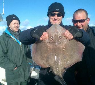 7 lb 2 oz Thornback Ray by eric crowley