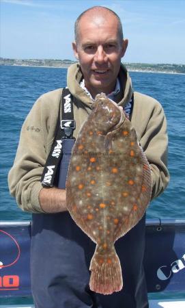 3 lb 14 oz Plaice by Trevor Cozens