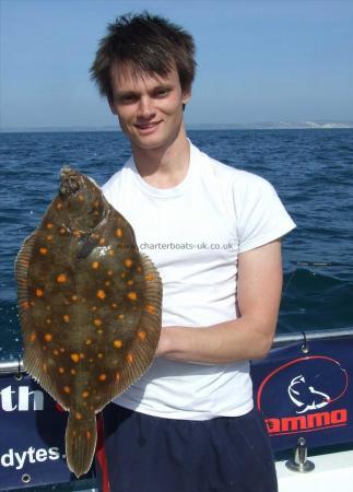 4 lb 4 oz Plaice by Carl Fuggle