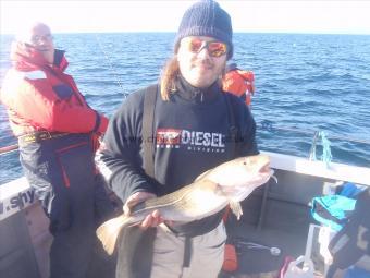 3 lb 12 oz Cod by Jonathon Hanson from Hornsea.