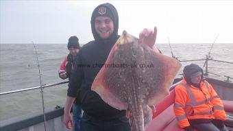 7 lb 6 oz Thornback Ray by Darren from Kent