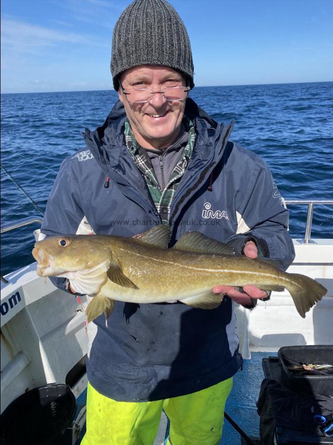 3 lb 9 oz Cod by Graham.