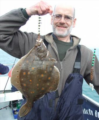 3 lb 8 oz Plaice by Unknown