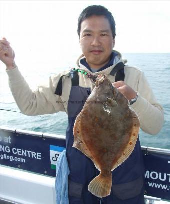 3 lb 8 oz Plaice by Dave Lam