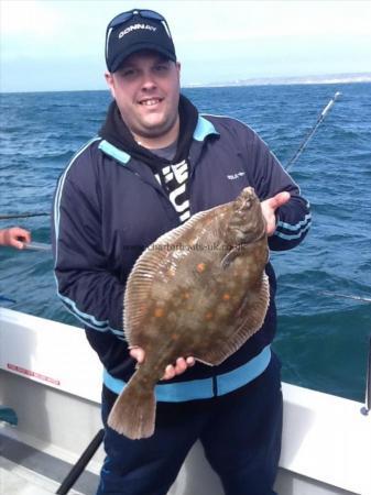 5 lb 6 oz Plaice by Sean Davenport