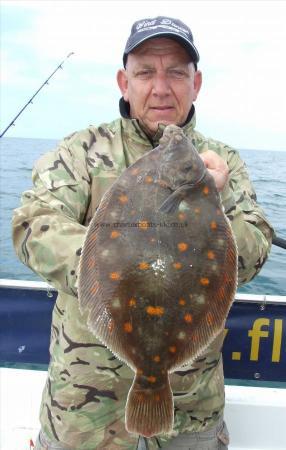 3 lb 8 oz Plaice by Mike Cartwright