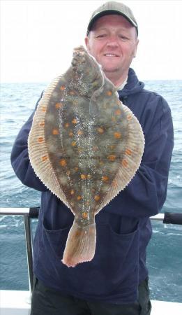 4 lb 2 oz Plaice by Mark Cooper