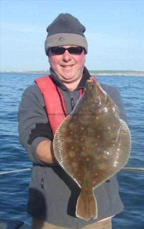 3 lb 8 oz Plaice by Ian Pratt