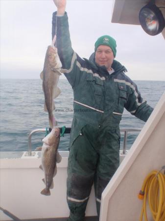 4 lb Cod by Keith McGlasson from Cumbria.