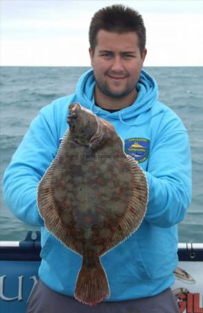 4 lb 4 oz Plaice by James Atkinson