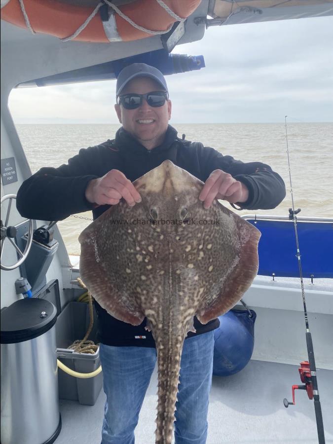 10 lb 2 oz Thornback Ray by Unknown