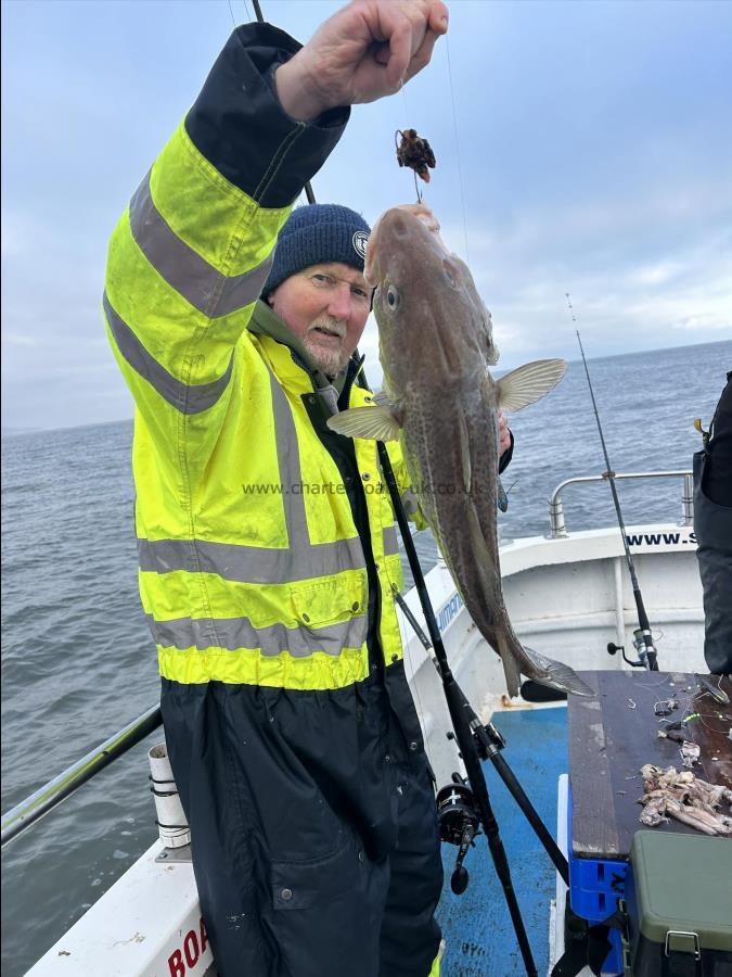 4 lb 4 oz Cod by Lee.