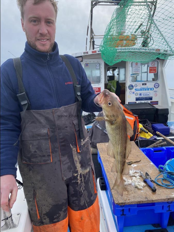 3 lb 12 oz Cod by Ben Steer.