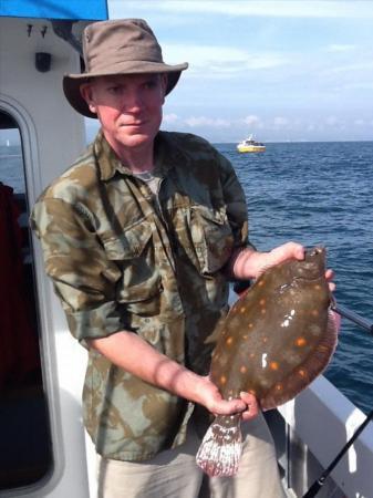 4 lb 2 oz Plaice by Russ Chapman