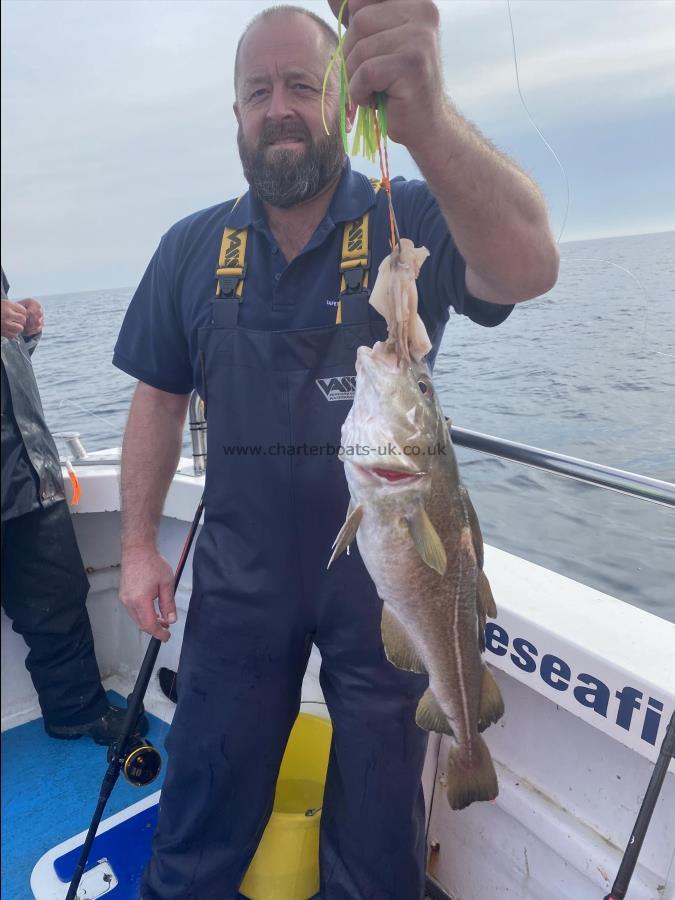 3 lb 8 oz Cod by Si England.