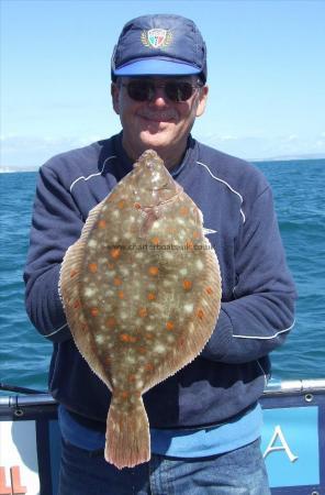 4 lb 8 oz Plaice by John France