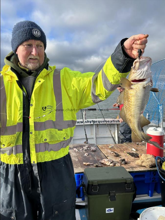 3 lb 4 oz Cod by Lee.