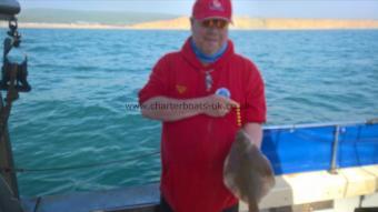 1 lb 8 oz Plaice by Stephen Wake