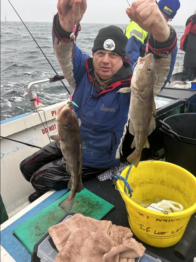 2 lb 10 oz Cod by Phil.