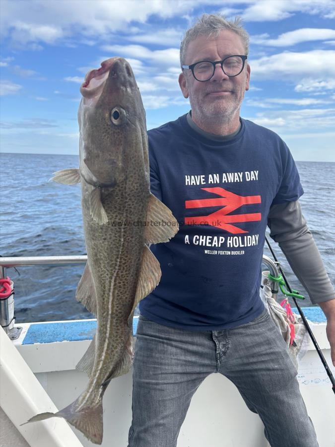 8 lb 2 oz Cod by Simon.