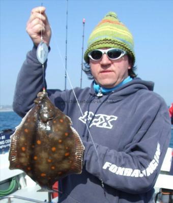 3 lb 6 oz Plaice by Paul Gascoigne