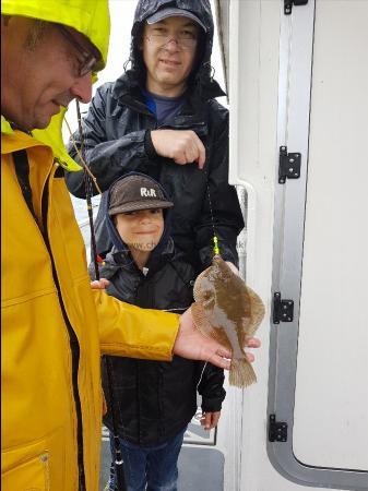 1 lb 2 oz Plaice by Joshua