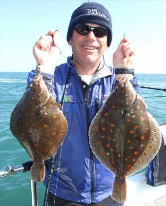 4 lb 8 oz Plaice by Mark Laker