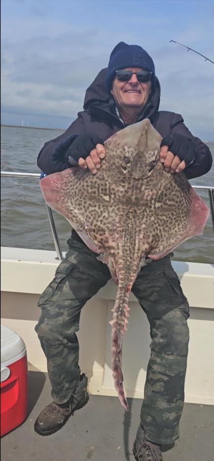 12 lb 8 oz Thornback Ray by Pete