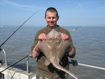 10 lb 8 oz Thornback Ray by Ash Bailey