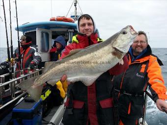 12 lb 8 oz Pollock by Simon Parry