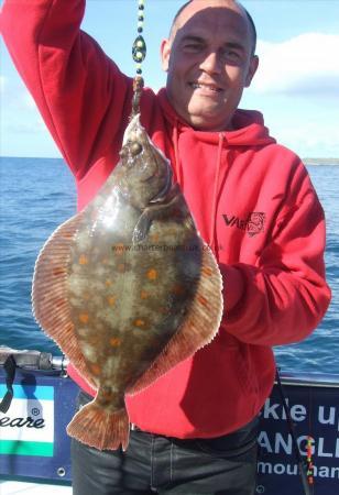 4 lb 4 oz Plaice by Jim Stoneham