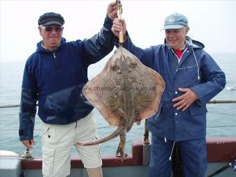 14 lb 8 oz Undulate Ray by Don Weaver