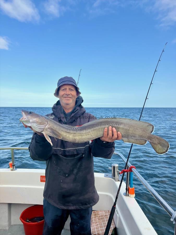 9 lb 12 oz Ling (Common) by Rob Waterworth