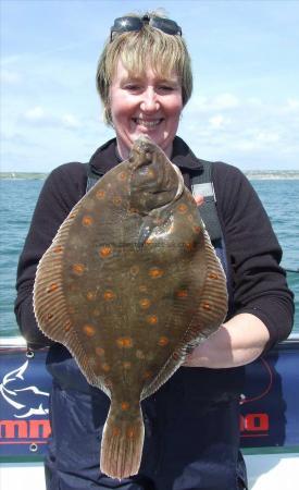 3 lb 4 oz Plaice by Kerry Delph