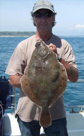 4 lb 8 oz Plaice by Ian Laird