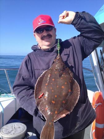 4 lb 4 oz Plaice by Steve Moore