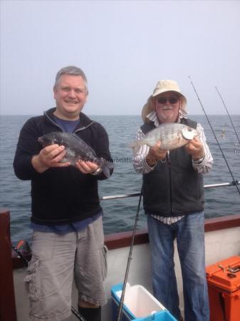 1 lb 9 oz Black Sea Bream by Steve and Doug